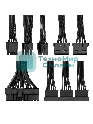 Блок питания 450W ExeGate 80 PLUS Bronze 450PPH-S-OEM (ATX, APFC, SC, КПД 88% (80 PLUS Bronze), 12cm fan, 24pin, (4+4)pin, 2xPCI-E, 3xSATA, 3xIDE, кабель 220V 1,8м с защитой от выдергивания, black, RTL)