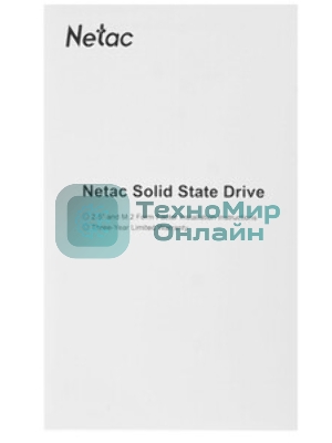Накопитель SSD Netac N5M, 256Gb, mSATA, R/W 560/520