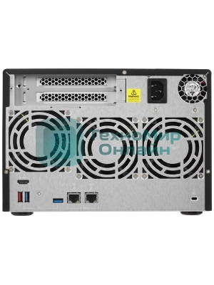 Сетевое хранилище без дисков SMB QNAP TVS-675-8G NAS, 6-tray w/o HDD, 2xM.2 SSD Slot, 1xHDMI-port. CPU 8-сore 64-bit x86 KX-U6580 2.5 GHz, 8GB DDR4 (1 x 8GB) up to 64GB (2 x 32GB), 2x 2.5 Gigabit LAN