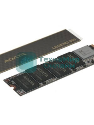 Накопитель SSD ADATA LEGEND 860, 2Tb, PCIe 4.0 x4, M.2 2280, NVMe, R/W 6000/5000, с радиатором