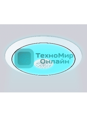 Музыкальный светодиодный светильник Ambrella light FZ710 WH белый IP20 40W 3000-6500K+RGB Music 370*56 (ПДУ ИК)
