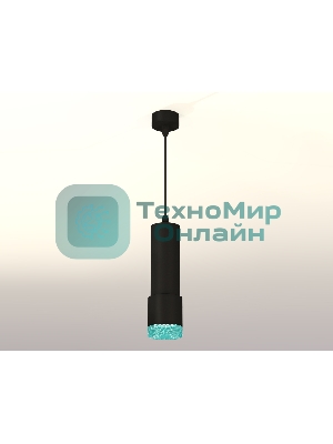 Светильник Ambrella Light XP7402004 SBK/BL черный песок/голубой MR16 GU5.3 (A2302, C6343, A2030, C7402, N7194)