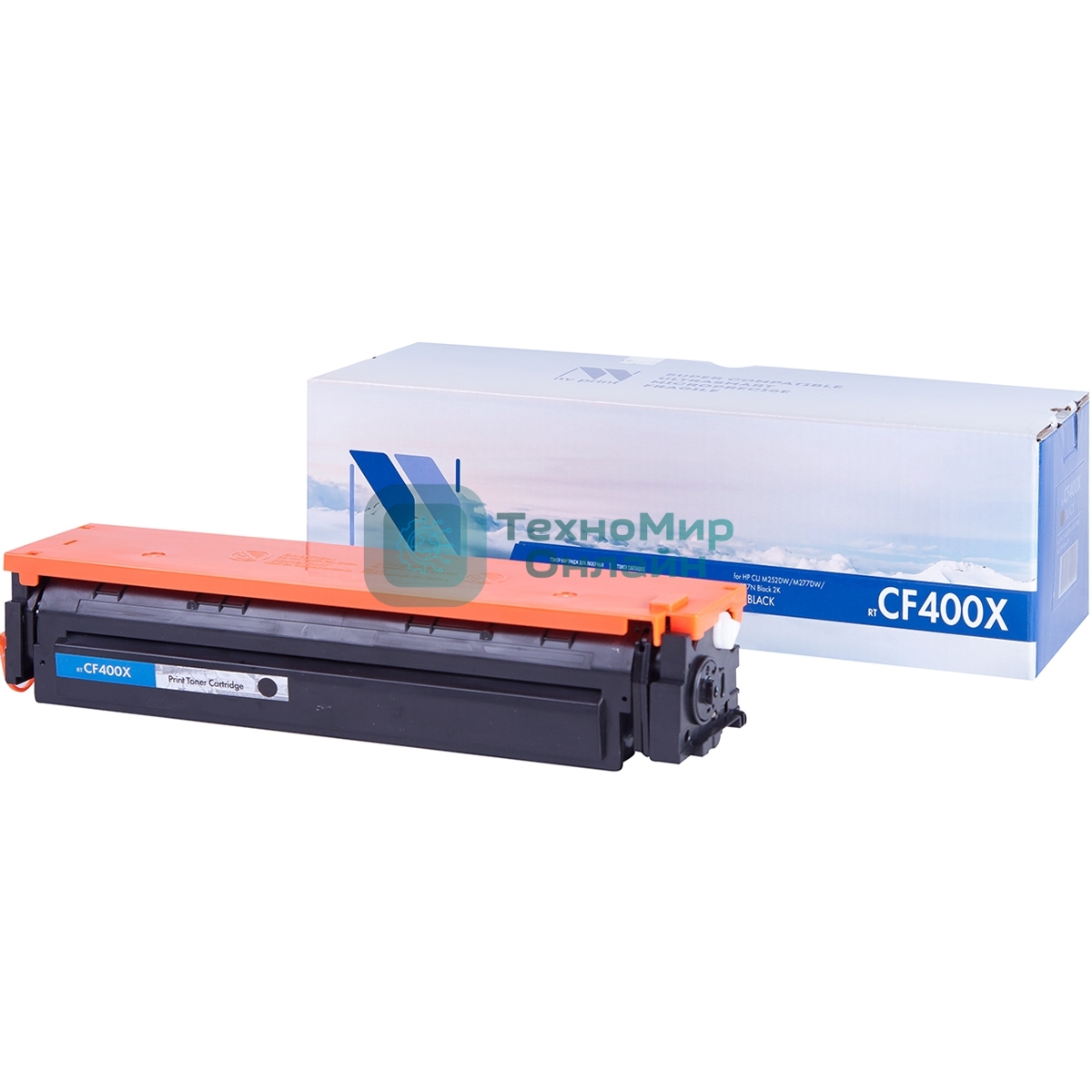 Картридж лазерный NVPrint совместимый HP CF400X черный для CLJ Color M252, MFP M277 (2800k)