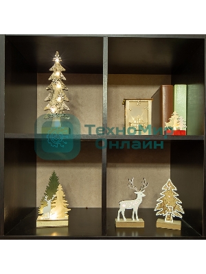 Деревянная фигурка с подсветкой 