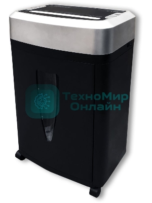 Шредер Office Kit S190 (2х2) черный (секр.P-7) фрагменты 7лист. 20лтр.