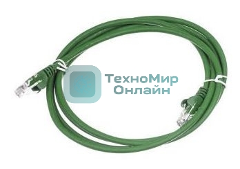 Патч-корд LANMASTER LAN-PC45/U6-2.0-GN вилка RJ-45-вилка RJ-45 Cat.6 2м зеленый LSZH (уп.:1шт)