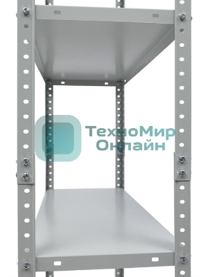 Стеллаж Практик ES пол.:4 разборная 1450x750x300мм серый