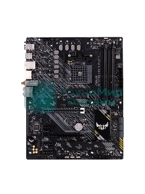 Материнская плата ASUS TUF GAMING B550-PLUS WIFI II, AM4, AMD B550, 4xDDR4, 6xSATA, 2xM.2, 1xPCI-E 3.0 x16, 1xPCI-E 4.0 x16, 3xPCI-E x1, 1xDP, 1xHDMI, 1x 2.5Gb LAN, 2xUSB-A 3.2 Gen 1, 1xUSB-A 3.2 Gen 2, 1xUSB-C 3.2 Gen 2, 3x3.5 мм, 7.1, ATX