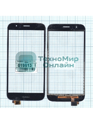 Сенсорное стекло (тачскрин) для Huawei G7 Plus, черное