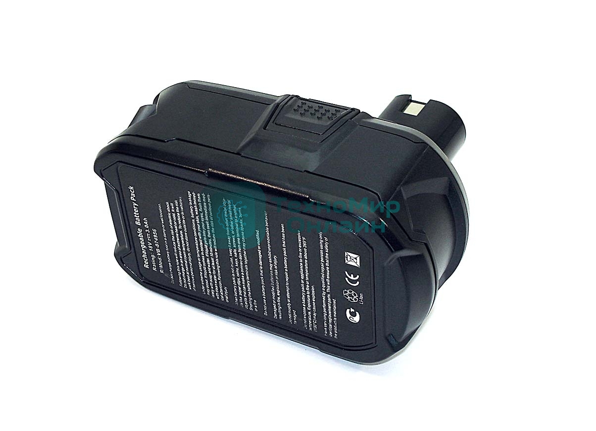 Аккумулятор для RYOBI (p/n: P104, P103, RB18L30) 3Ah 18V Li-Ion