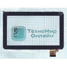 Сенсорное стекло (тачскрин) YTG-P10019-F4, черное