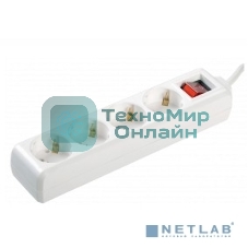 Удлинитель 4х1.5 м с заземл. 16А IP20 У04К с выкл. ПВС 3х1 ИЭК WYP10-16-04-01-ZK-17