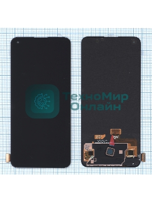 Дисплей для OnePlus Nord 2 в сборе с тачскрином OLED черный