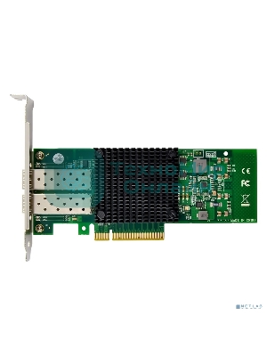 Сетевая карта ORIENT XWT-MCX3PE8 2SFP+, PCI-Ex8 v3.0 2xSFP+ 10Gbps Server NIC, Mellanox ConnectX-3 chipset, 10/1 Гбит/с, 2 планки крепления в комплекте (33296)