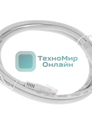 Патч-корд LANMASTER TWT UTP cat.5e, с заливными колпачками, 2.0 м, желтый