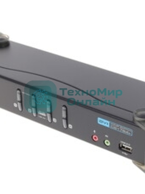Переключатель ATEN KVM Switch CS1764A-AT-G 4-х портовый USB 2.0 DVI KVMP-переключатель (KVM Switch)