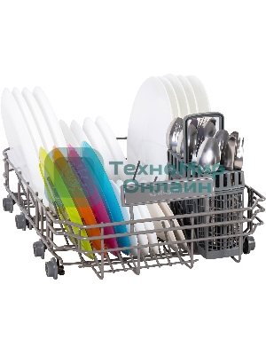 Посудомоечная машина Maunfeld MWF08S, белый, 44.8 см, 9 компл., 49 дБ, класс A+