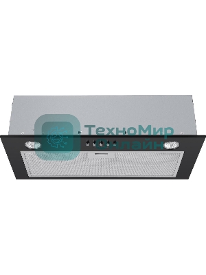 Вытяжка встраиваемая Maunfeld Crosby Singl 60 черный, 60 см, 850 куб. м/ч, 48 дБ