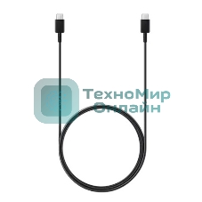 Кабель Samsung EP-DX310JBRGRU USB Type-C (m)-USB Type-C (m) 1.8м черный (упак.:1шт)