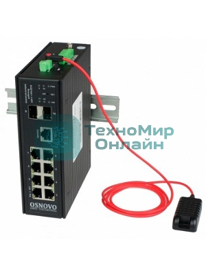 Коммутатор Osnovo SW-80802/I(Port 90W, 300W) управляемый