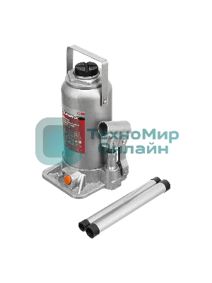 Домкрат гидравлический бутылочный Matrix, 16 т, h подъема 230–460 мм