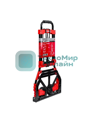 Тележка хозяйственная Matrix, складная, 2 колесная, стальная, грузоподъемность 80 кг