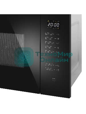 Встраиваемая микроволновая печь Maunfeld MBMO925SGb09 черный, 25 л, 1450 Вт, переключатели -сенсор
