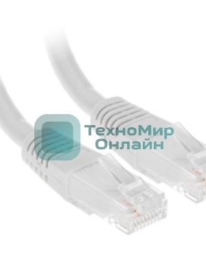 Патч-корд LANMASTER TWT UTP cat.5e, с заливными колпачками, 2.0 м, желтый