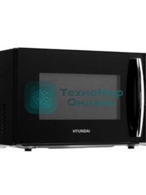 Микроволновая печь Hyundai HYM-M2050 черный, 20 л, 700 Вт, переключатели - поворотный механизм