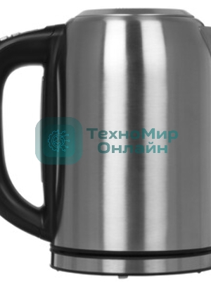 Чайник электрический BQ KT1827SW черный/серебристый, 2200Вт, 1.7л