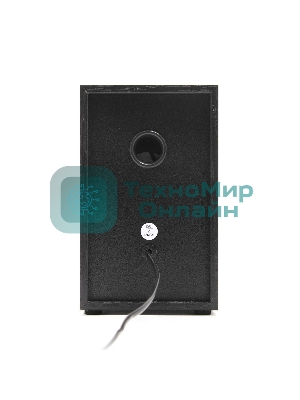 Акустическая система Gembird SPK-204, черный МДФ,2х3 Вт, регулятор громкости, USB