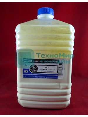 Тонер HP Color Universal Yellow химический (LJ 1600/2600/3600/3800/4600/4650/4700/5500, CP1210/1510/1025/2025/3505/3525/4525/5225/6015/680, M553 Canon LBP2510/5000/5050/5100) (кан. 1кг) BW Premium фас. Россия