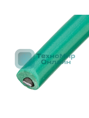 Проволока для подвязки Сибртех, стальная в ПВХ (зеленый) 25 м, внутр. 1,6 мм/внеш. 3,0 мм