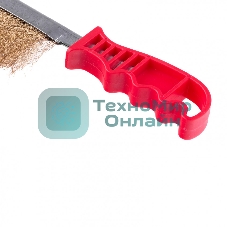 Щетка Matrix металлическая латунированная, пластиковая ручка