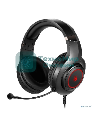 Гарнитура Bloody G220 чёрный, проводная, подсветка