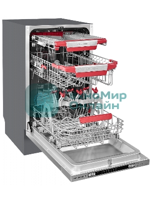 Встраиваемая посудомоечная машина Kuppersberg GLM 4575, серебристый, 44.8 см, 11 компл., 44 дБ, класс A++