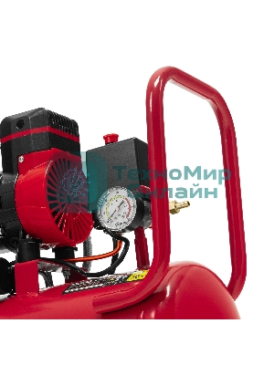 Компрессор безмасляный малошумный SPC 1500/24, 1500 Вт, ресивер 24 л, 260 л/мин MTX