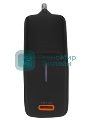 Сетевое зарядное устройство MORE CHOICE (4610196409912) NC60a черный - СЗУ 1USB-C 3.0A PD 20W быстрая зарядка для Type-C