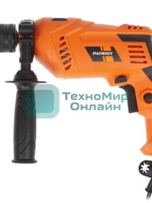 Дрель электрическая ударная PATRIOT FD 750h 120301444 с ударом, мощность 710Вт, макс.диаметр 13мм, глубиномер + дополнительная ручка