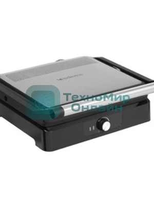 Гриль электрический Topdevice EG1/2200 Вт/0-240 °C/раскрытие на 180 °C/несъемные панели/черно-серебристый (TDSEG001_BK)