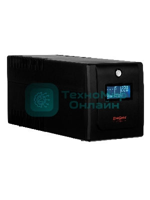 Источник бесперебойного питания ExeGate SpecialPro Smart LLB-1500.LCD.AVR.4SH.USB 1500VA/950W, LCD, AVR, 4*Schuko, USB, черный