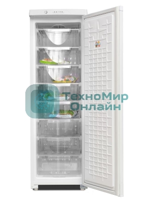 Морозильная камера Саратов 170, белый, 180л 8 ящиков