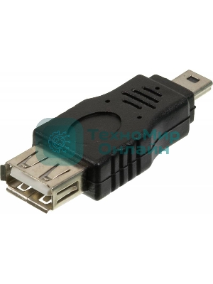 Переходник USB2.0 Ningbo mini USB (m)/USB A (f)
