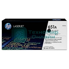 Картридж лазерный HP CE340A 651A черный для LaserJet 700 Color MFP 775 13500 стр.
