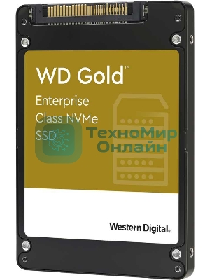Накопитель SSD жесткий диск PCIE 3.84TB U.2 GOLD WDS384T1D0D WDC