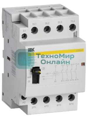 Контактор модульный КМ25-40МР AC с ручным управ. KARAT IEK MKK22-25-40