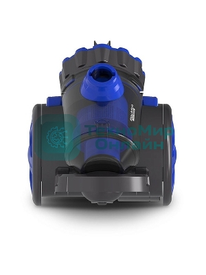 Пылесос Blackton Bt VC1604C черный/синий, 350/1600 Вт, уборка сухая, пылесборник контейнер, 2 л