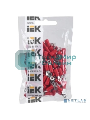 Наконечник НКИ 1.25-3 (кольцо 0.5-1.5) (уп. 100 шт) IEK UNL20-D15-4-3