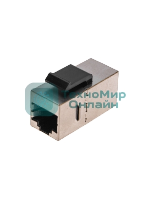 Адаптер проходной формата Rexant Pro Keystone, Jack RJ-45(8P8C), FTP, CAT 6