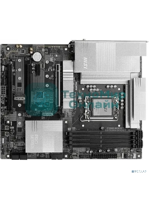 Материнская плата MSI PRO Z890-P WIFI, LGA 1851, Intel Z890, 4xDDR5, 4xSATA, 4xM.2, 1xPCIe 5.0 x16, 2xPCIe 4.0 x4, 1xPCIe 3.0 x1, 1xHDMI, 1xDP, 1xUSB-C Thunderbolt 4, 1xUSB-C 3.2 Gen 2, 1x 5Gb LAN, 2xUSB-A 3.2 Gen 1, 1xUSB-A 3.2 Gen 2, 4xUSB-A 2.0, 3x3.5 мм, 7.1, ATX